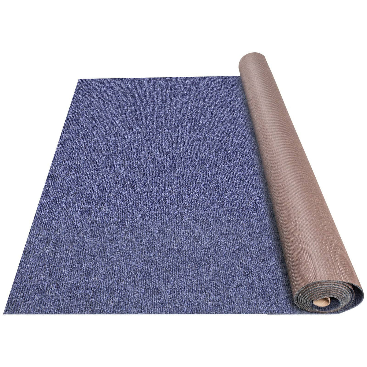 VEVOR Bass Boat Carpet 6'x18' 32 oz Cutpile Marine Carpet In/Outdoor Patio Area Rugs, Blue - Product image 1