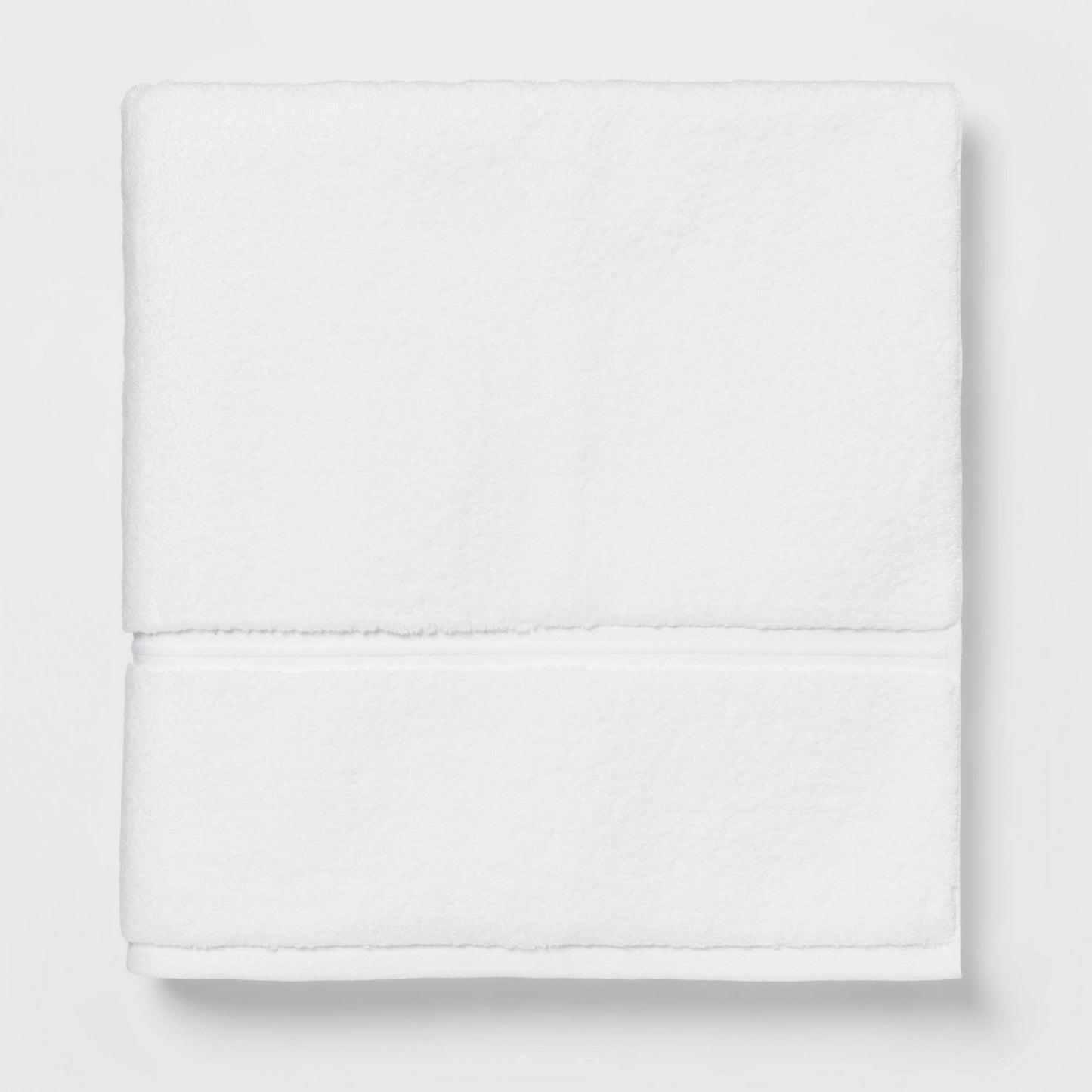 Oversized Spa Plush Bath Towel White - Threshold