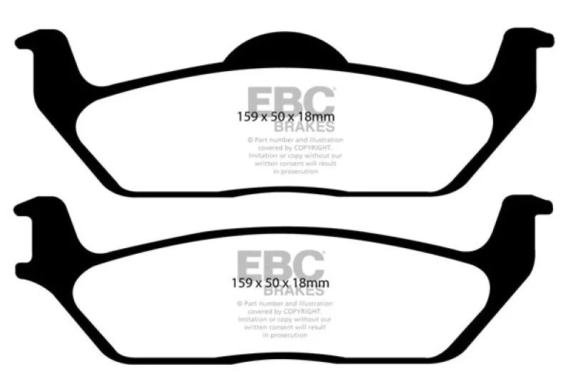 EBC - Rear Greenstuff Pad PN DP61697