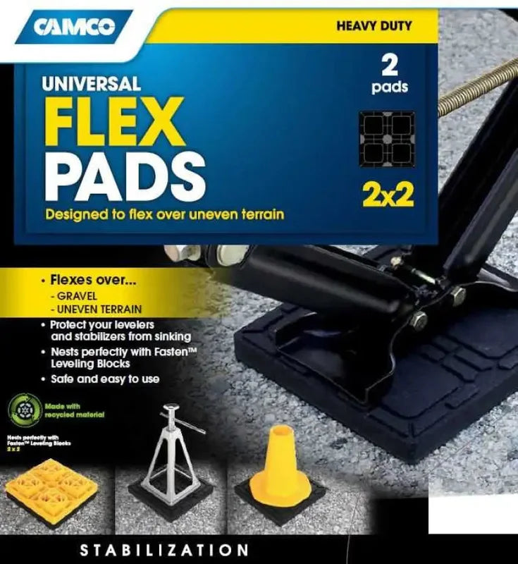44600 Camco Trailer Stabilizer Jack Stand Pad Protects Levelers And