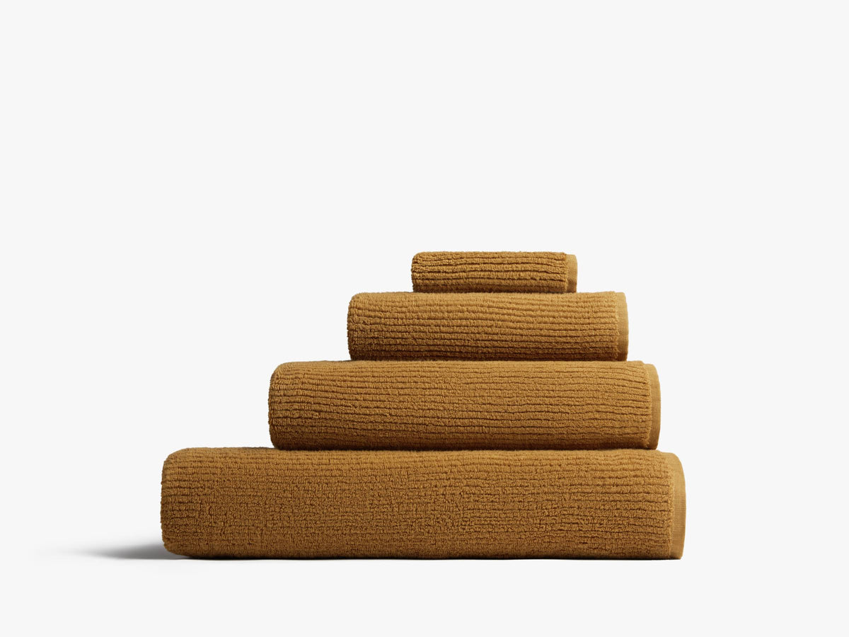 Parachute Soft Rib Bath Sheet - Ochre - Product image 1