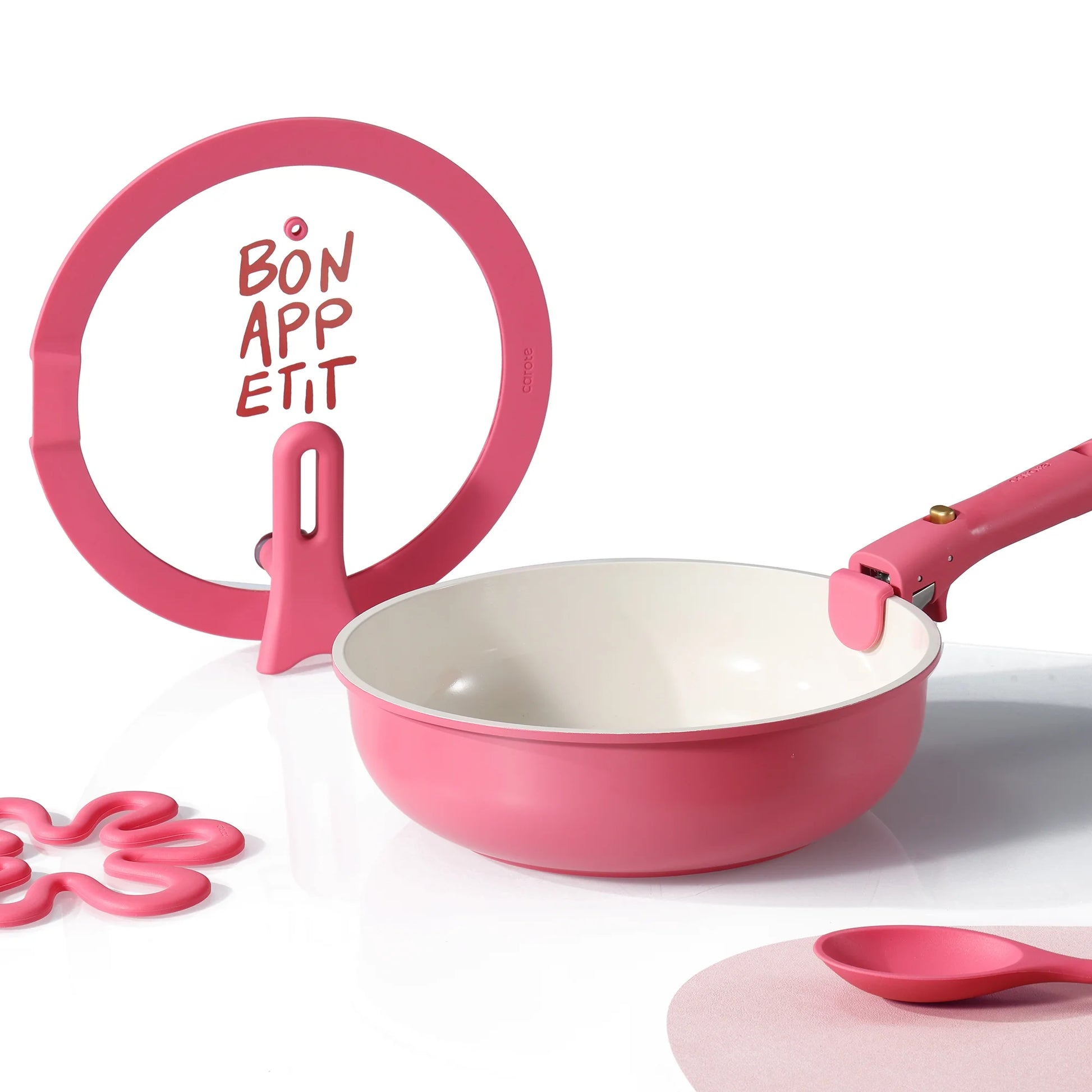 Carote 18 Pcs Ceramic Nonstick Cookware Set, Pots and Pans Set with Detachable Handles - Product image 10