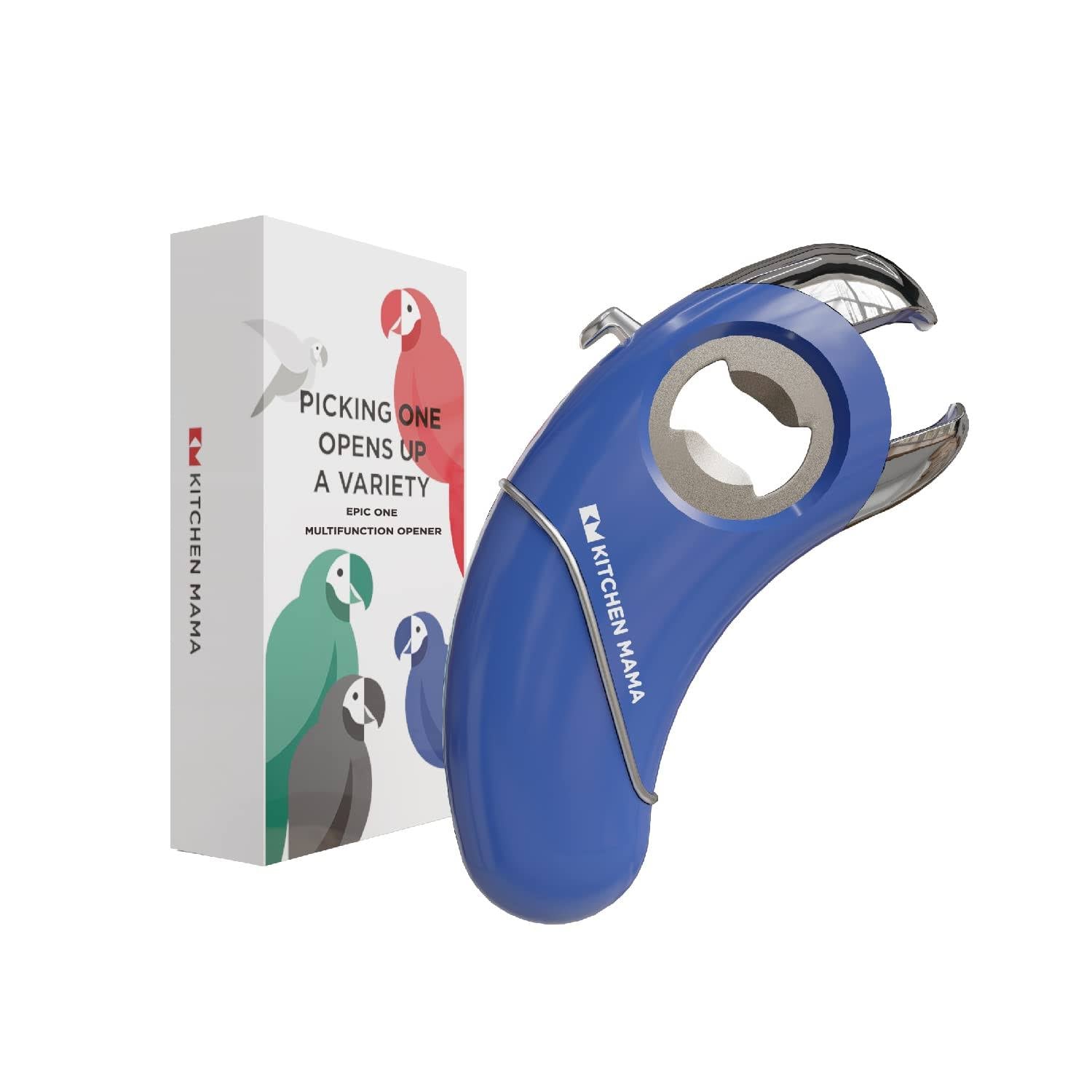 Kitchen Mama Epic One Multifunction Opener- Picking One Opens Up A Variety, Blue - Product image 1