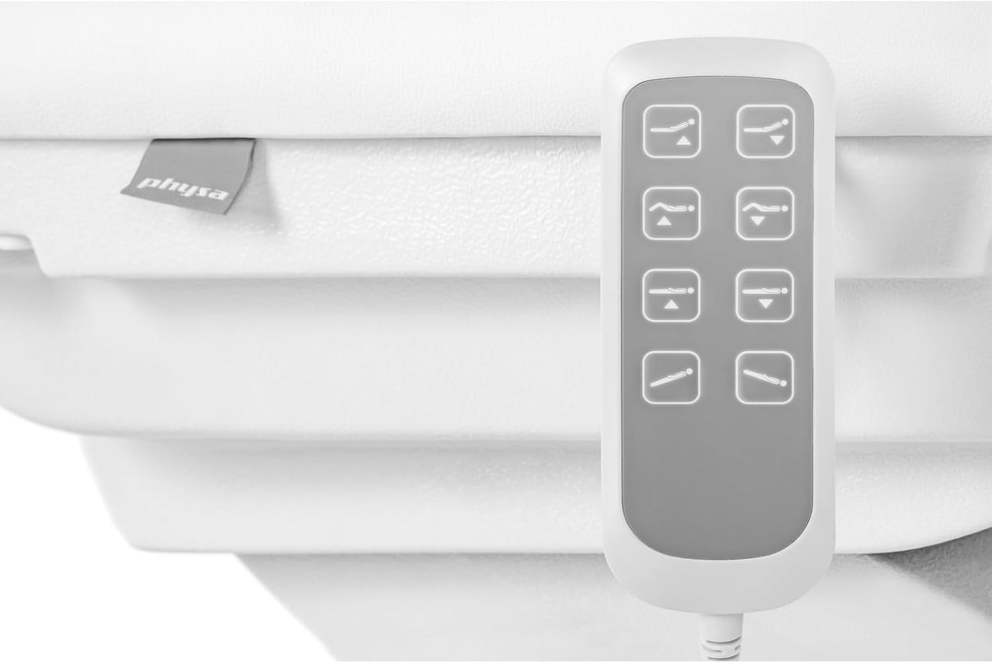Physa Aesthetic Cosmetic Chair Massage Table Aesthetic Bed Physa Bolzano White (Electric, 4 Motors, 150 kg Max, White)