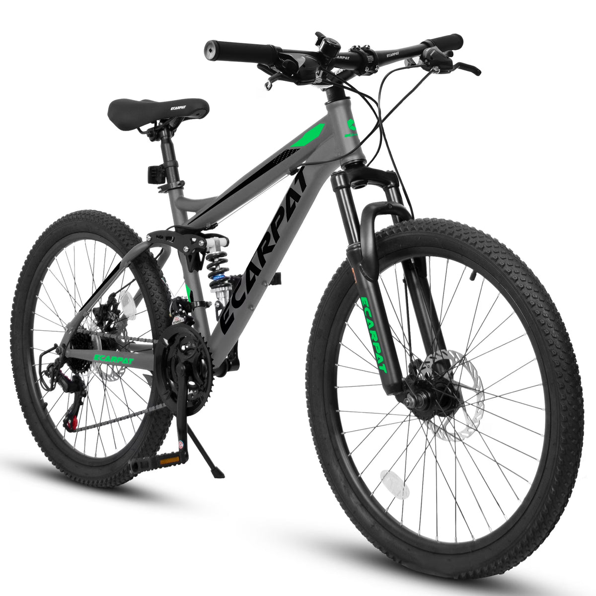 27.5 - Inch Mountain Bike for Adults - 21 - Speed Trail & City Bicycle with Disc Brakes - Gray - Product image 1