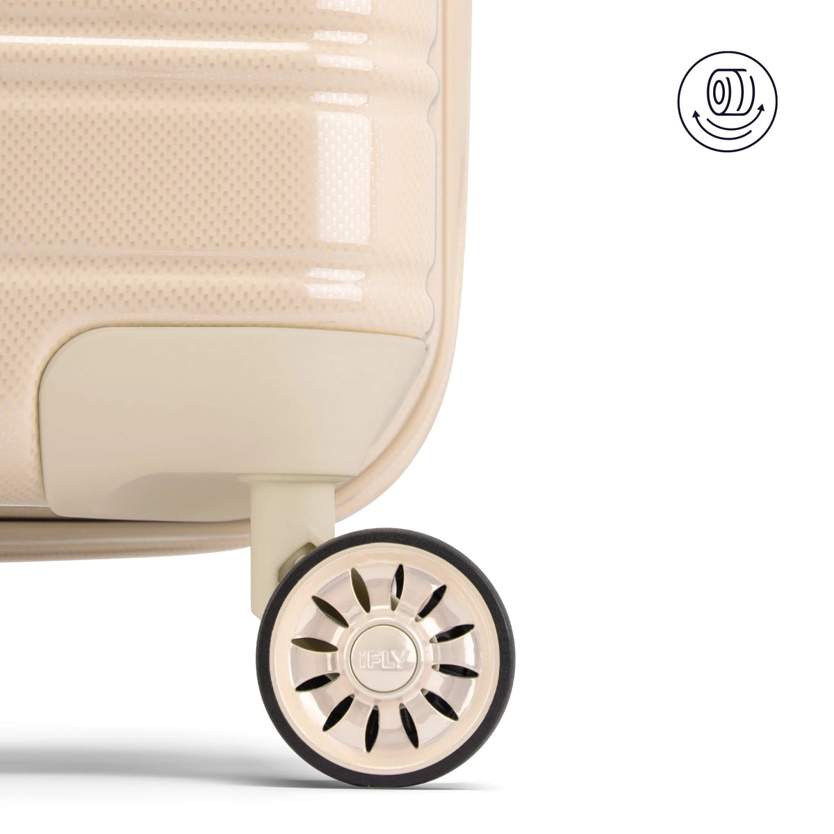 Ifly Hardside Fibertech Luggage 28" Checked Luggage, Champagne - Product image 9
