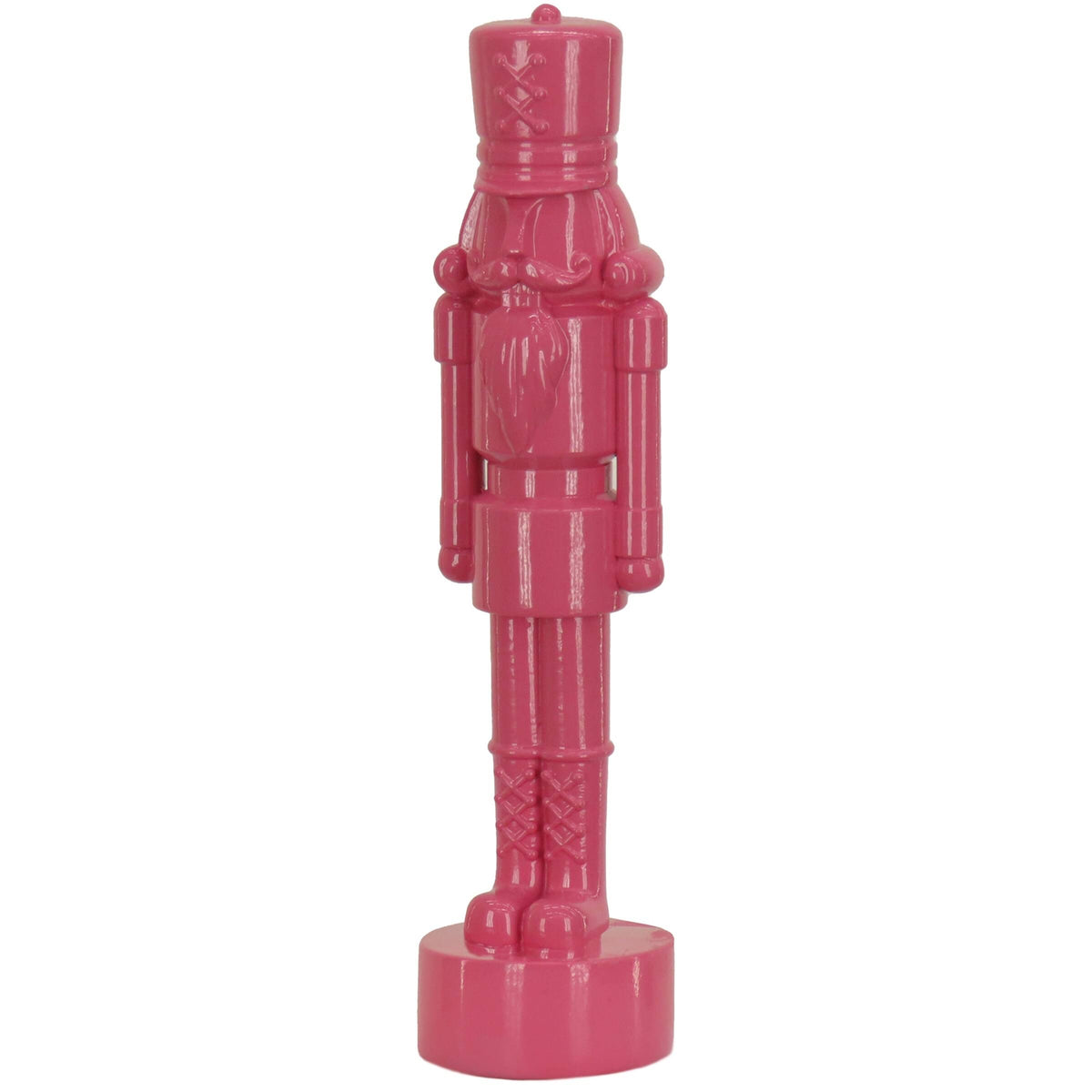 HGTV Home Collection Resin Christmas Themed Nut Cracker, Pink - 24 in - Product image 1