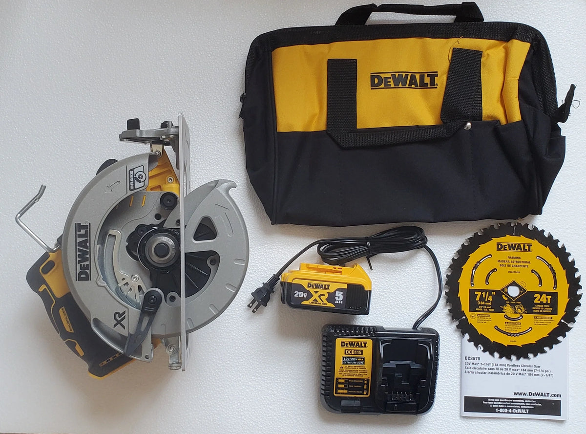 Dewalt 20V Max Brushless 7 - 1/4 Circ Saw Kit - Product image 4