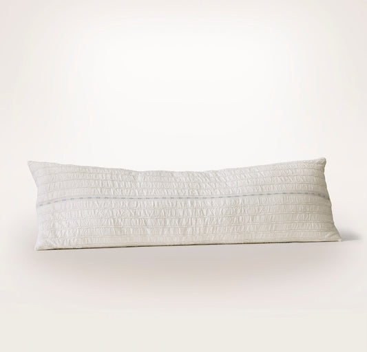 Tideline Pillow Cover - Cream/Hydrangea