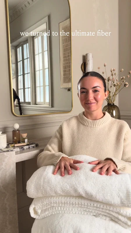 Turkish Ribbed Bath Towel
